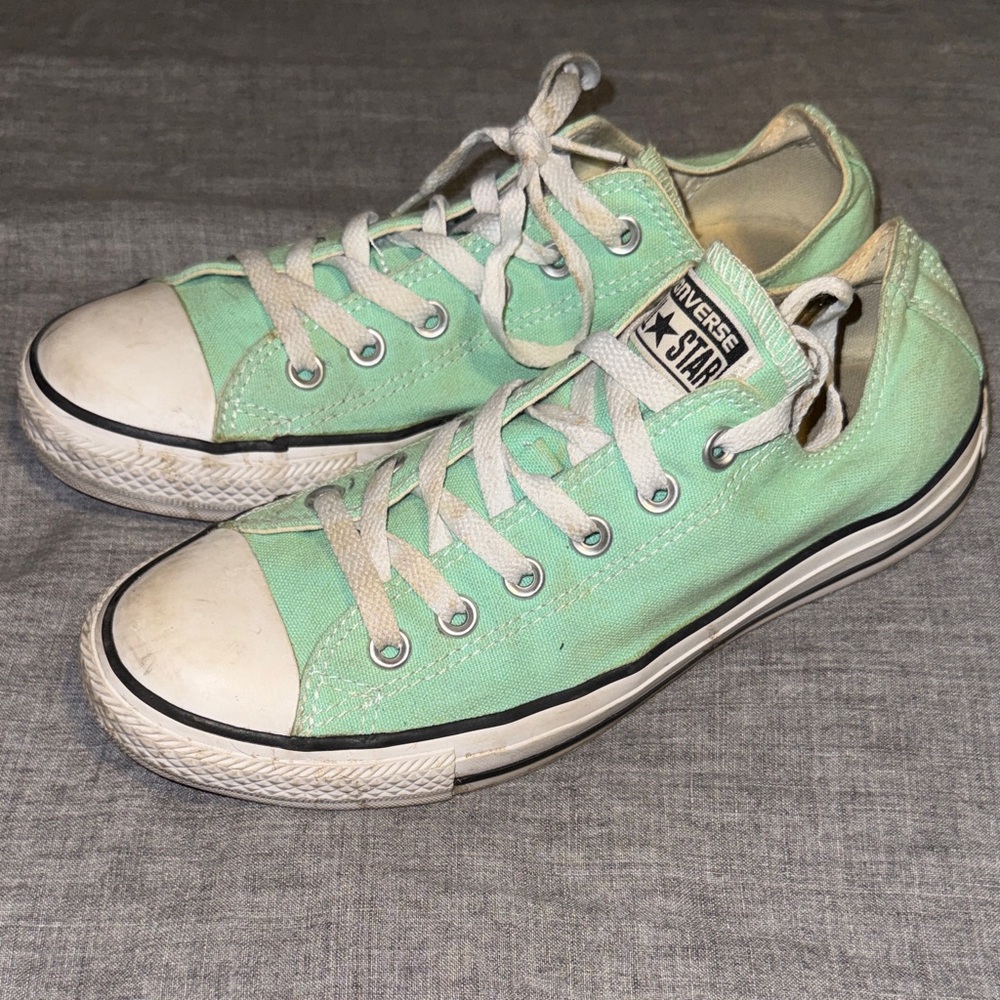 Converse All-Star Mint Green Low-Top Sneakers
